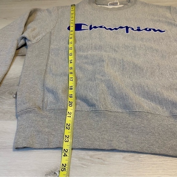 Champion Reverse Weave Crewneck Sweatshirt , Gray, Size Small - Picture 4 of 10